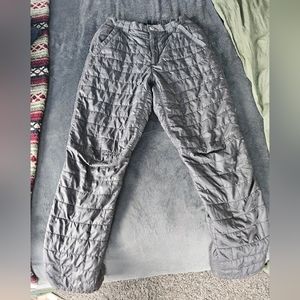 Small grey Patagonia light puffer pants